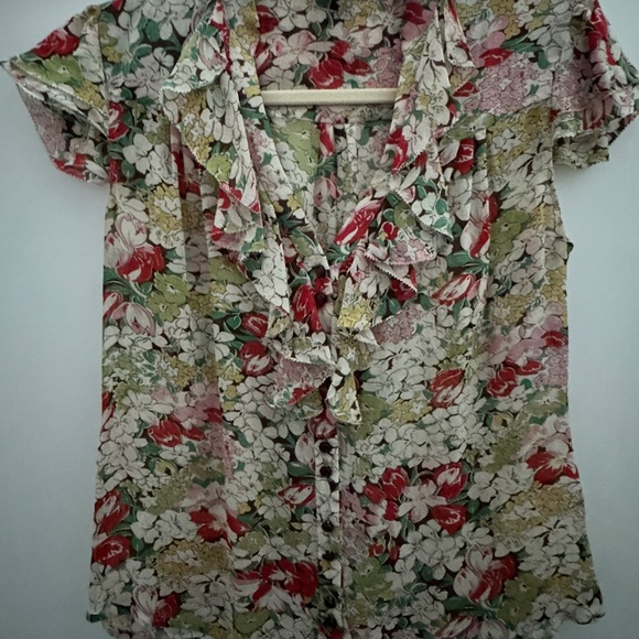 Odille (Anthropologie) Silk Blouse - Picture 5 of 5